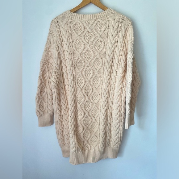 Anthropologie Dress Women’s Small Mare Mare Sweater Dress Cable Knit - Picture 3 of 12
